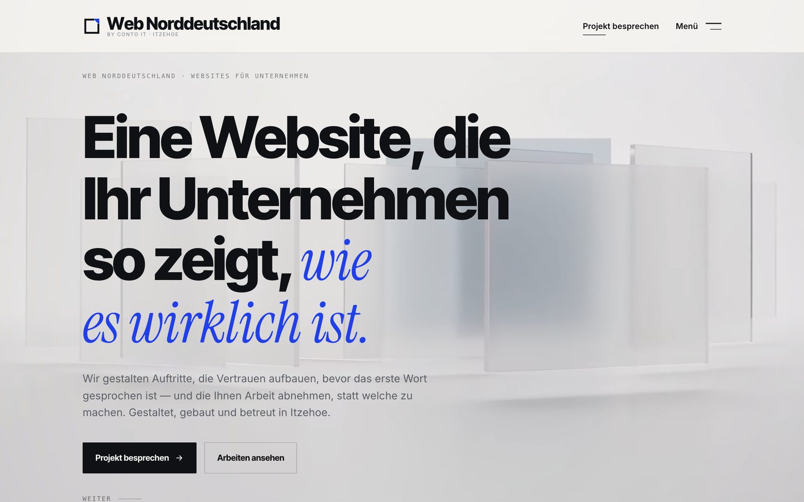 Startseite von Web Norddeutschland